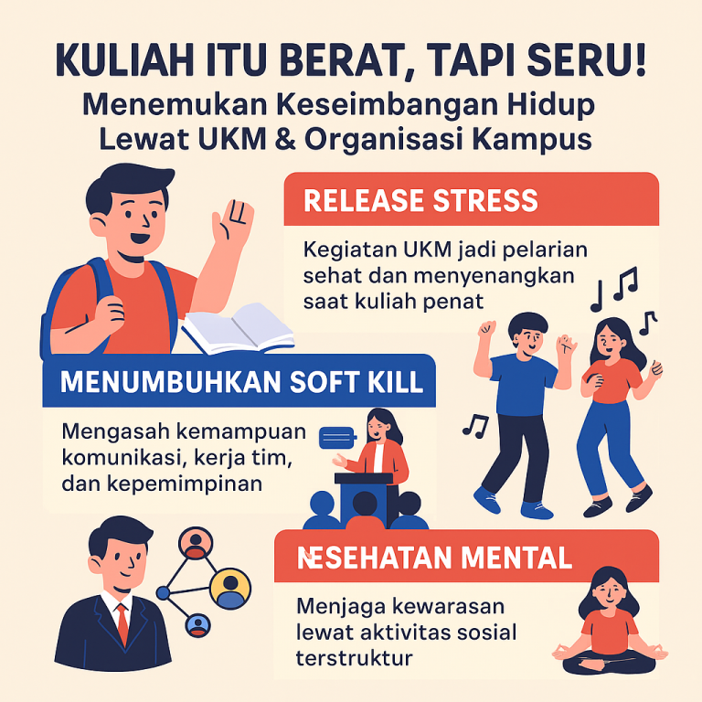 Keseimbangan Hidup Lewat UKM & Organisasi Kampus